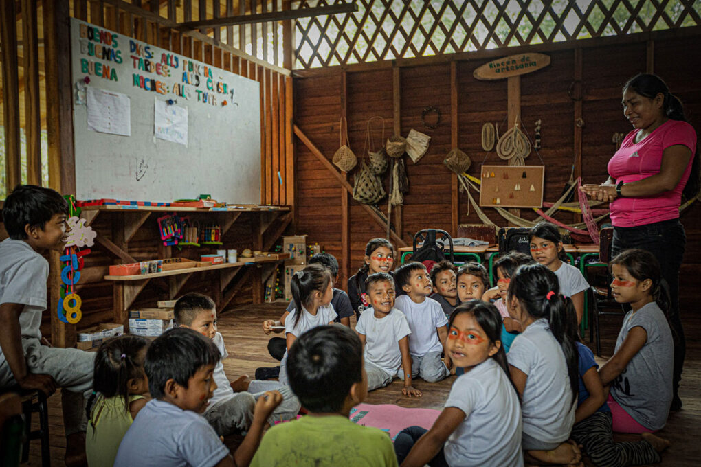 A community-led education project from the Ceibo Alliance. Photo credit: Mateo Barriga